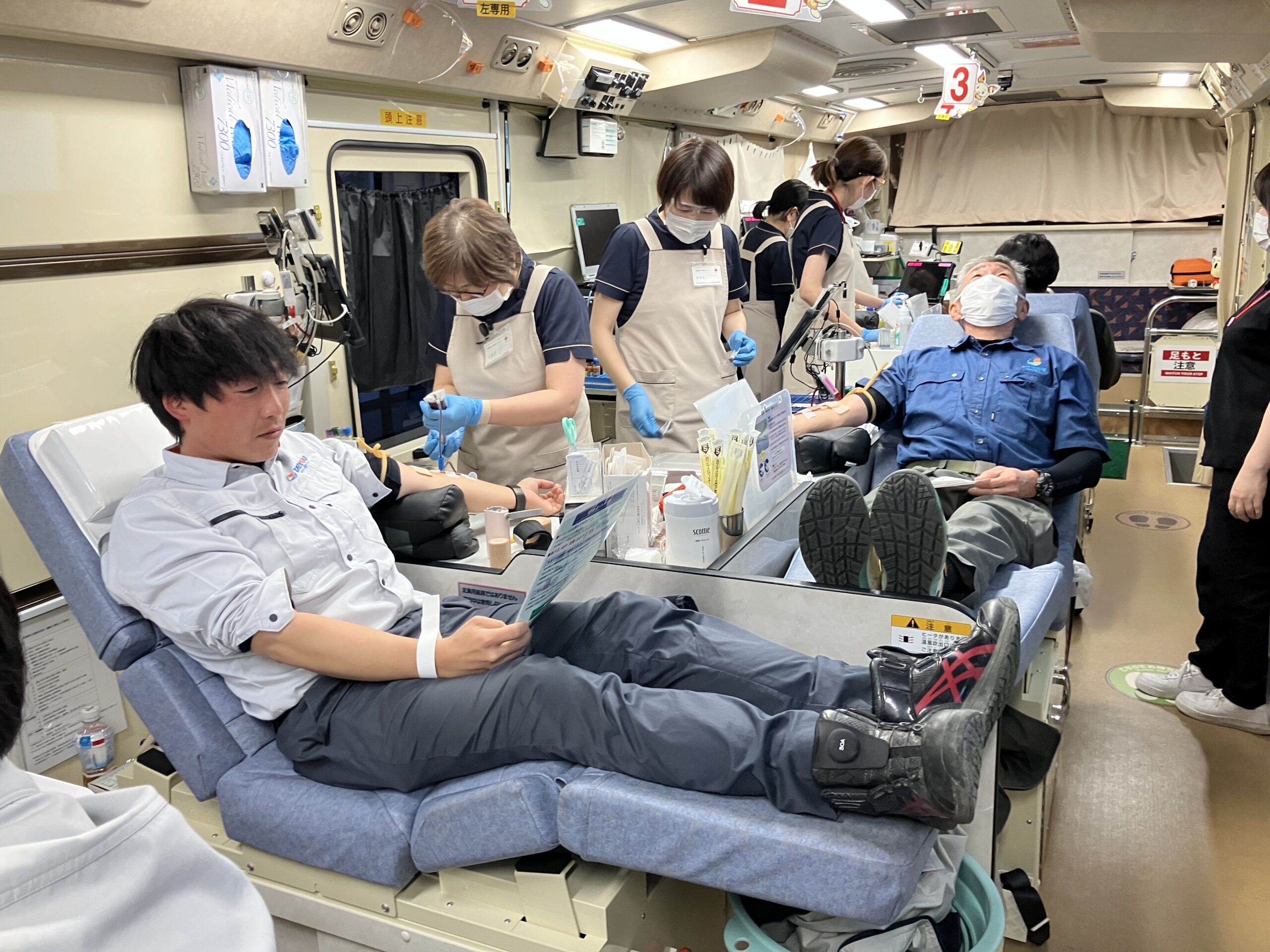 令和7年11月19日献血風景